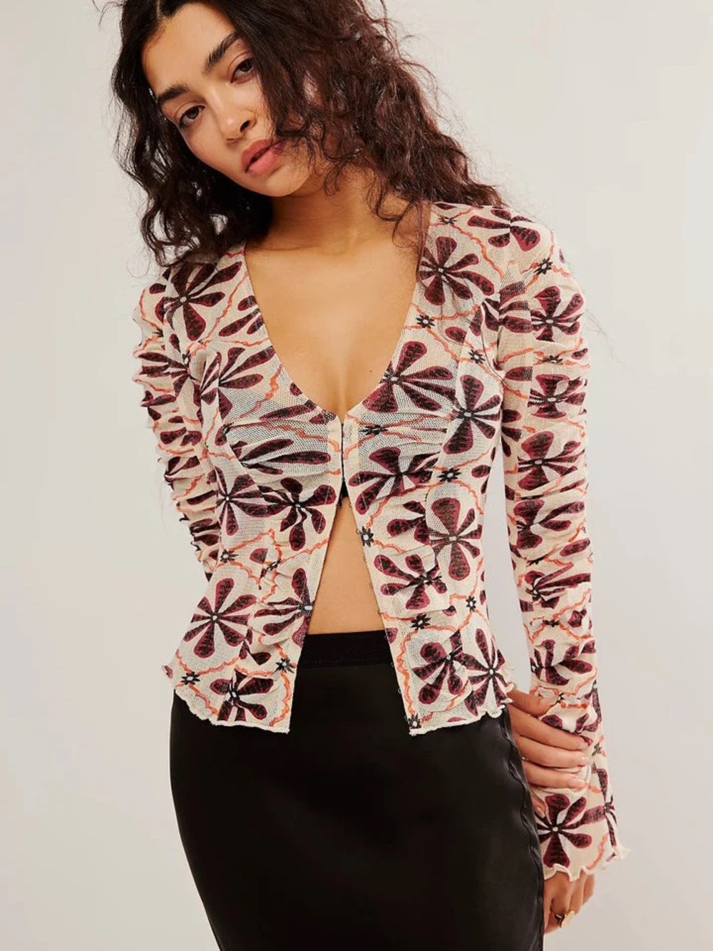 Free People Through The Meadow Blouse Top